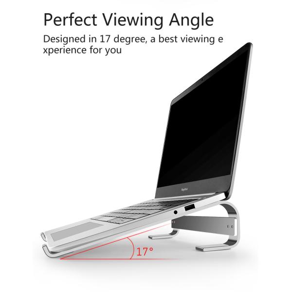 Thickened Aluminium Alloy Laptop Stand Universal Laptop Holder for 10-18in Laptops Hollow Design Stable Triangle Design
