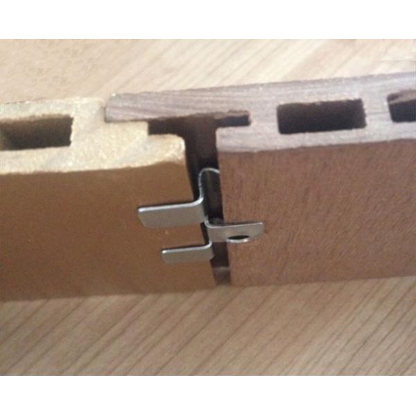 Clips de techo de acero inoxidable WPC de alta calidad OEM personalizado de fácil instalación para conectores de madera