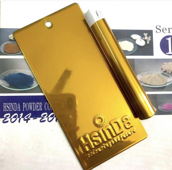 24K Gold Hydro Chrome Super Mirror Powder Coating Bonding Paint For Metal Aluminum Carbon Steel For Furniture Spray Application
