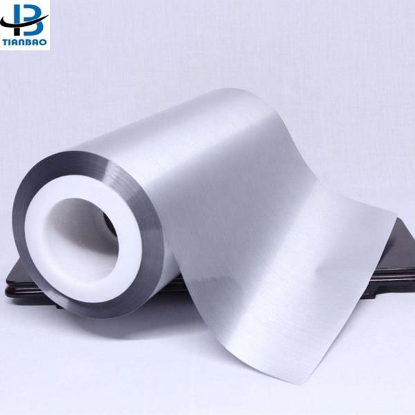 Film PET de 75 microns VMPET Film métallisé avec méthode de traitement par