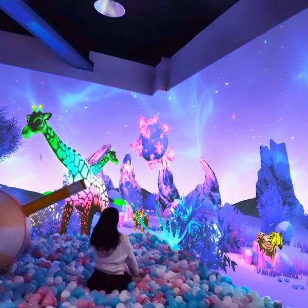 2500lm Interactive Wall Projector Games 1920*1080 Interactive Games Projector
