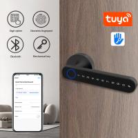 Tuya TTLock Hôtel Smart Room Lock Porte verrouillée empreinte digitale code biométrique déverrouillage