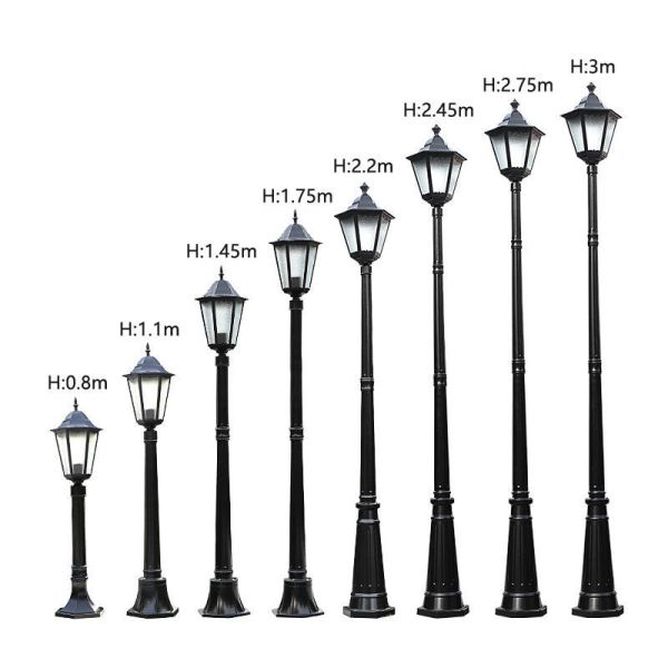 European Style Garden Light Waterproof Street Lamp for Villa Community Landscape Lighting