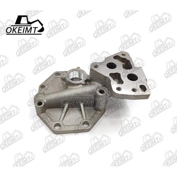 S6K Oil Filter Head Middle Parts For Engine E Excavator Spare Parts