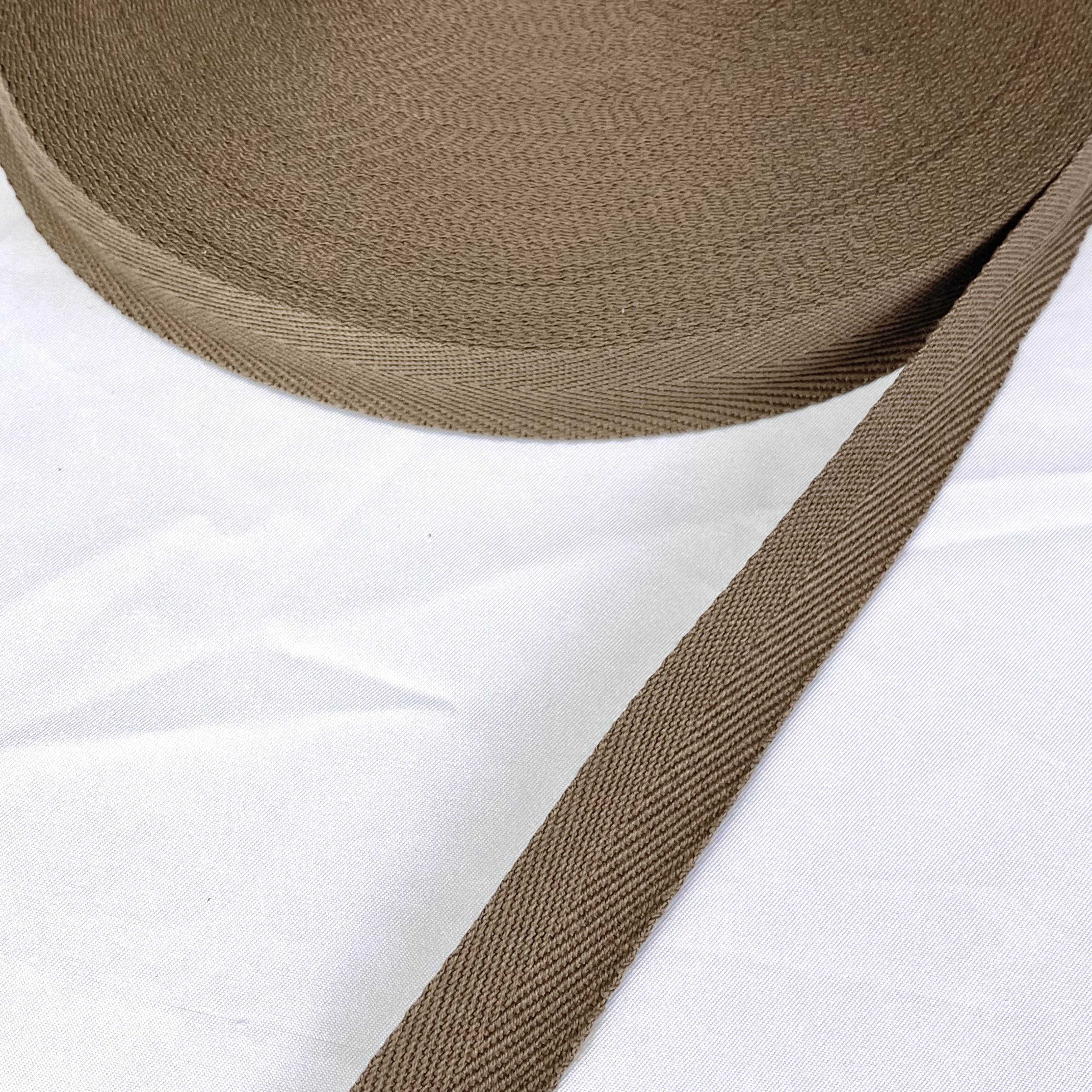 Herringbone polyester-cotton webbing Various colors Backpack strap Belt Handbag strap