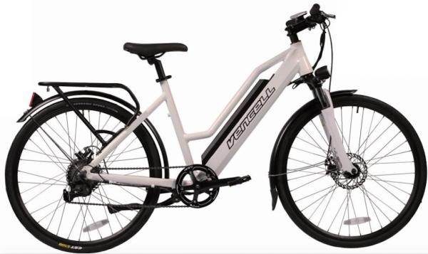 27Quadro de liga de bicicleta elétrica de 5 polegadas e garfo de suspensão de 7 velocidades