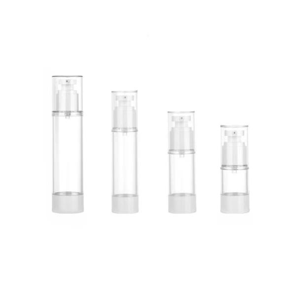Botella airless de plástico de 15-100 ml con cabezal de bomba pulverizadora