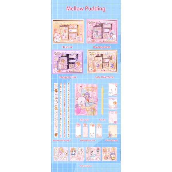 Funny Whimsical Capybara Journal Notebook Pen Gift Set for Kids