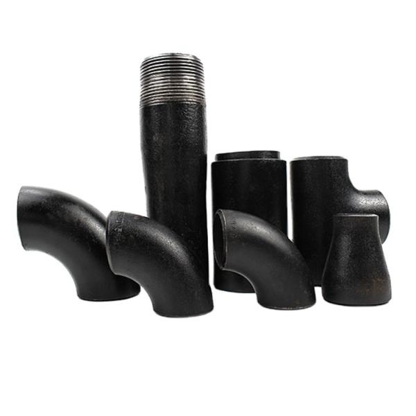 Round Carbon Steel Butt Welding Fittings Forged ASTM A234 WPB Seamless Elbow Fittings