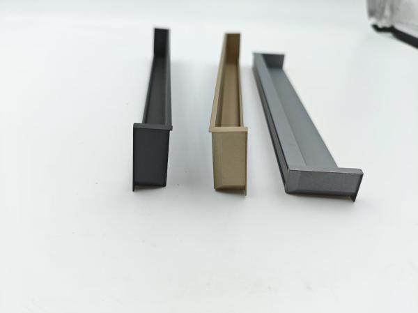 Tiradores ocultos de aluminio para cajones, armarios de cocina y armarios, manijas invisibles