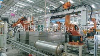 220V / 380V machine de soudage de réservoir d'eau industriel automatique personnalisé