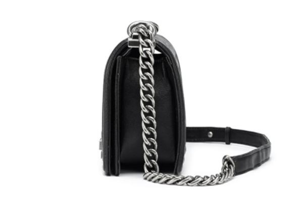 Quilted Chain Crossbody Shoulder Bag / Genuine Leather Sheepskin Bag For Women