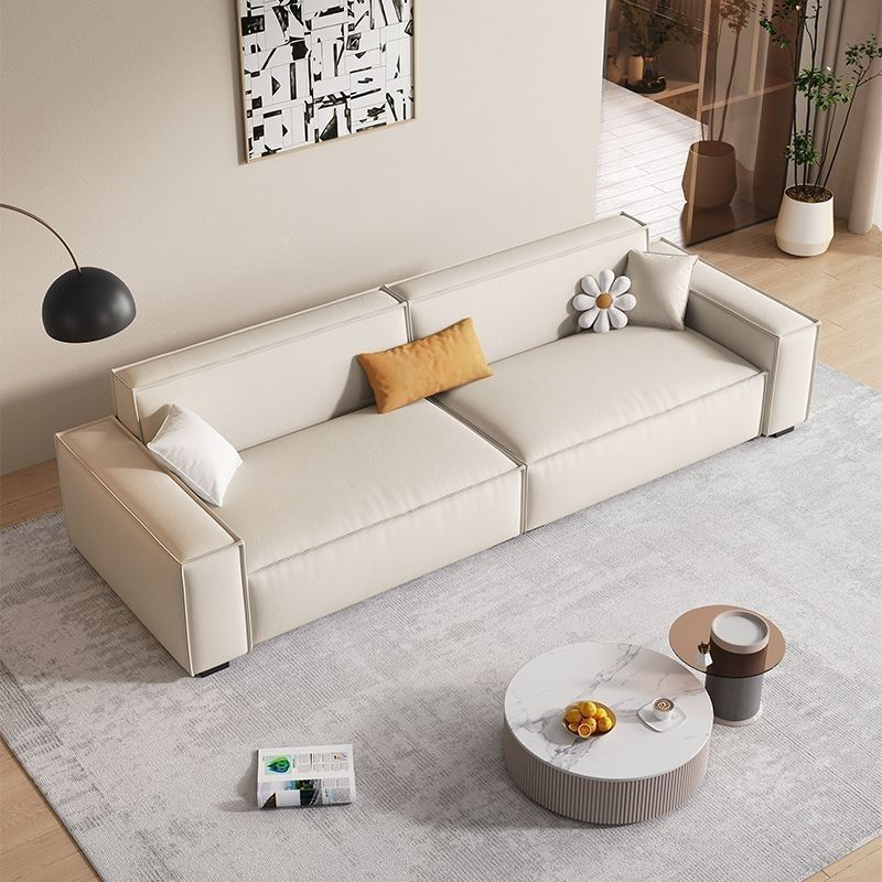 Custom Modern Framed Square Modular Sectional Sofa Eco-Friendly Tufted Comfortable Durable Sponge Fabric Living Room School