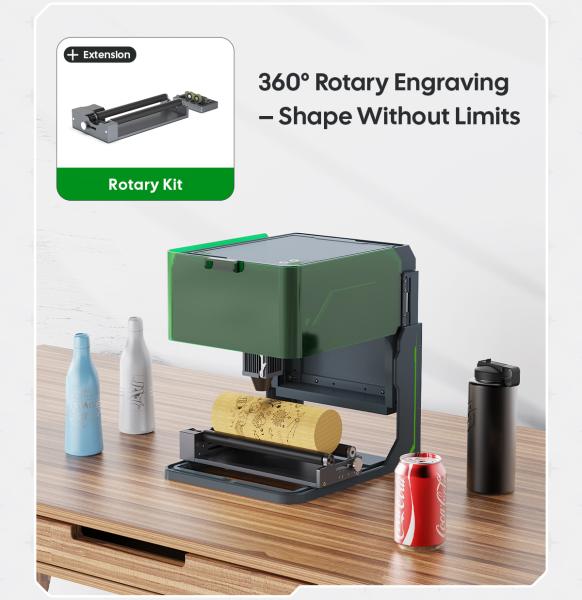 A1 5W Mini Laser Engraver, High-speed 8000mm/min Laser Cutter, Portable Laser Engraver, Suitable For Wood, Leather, Acrylic, Painted Metal, Class 1 Mini Laser Engraver