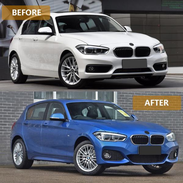 BMW 1 Series F20 15-18 MT Style Upgrade Side Skirt Fenders for 2010- Car Fitment