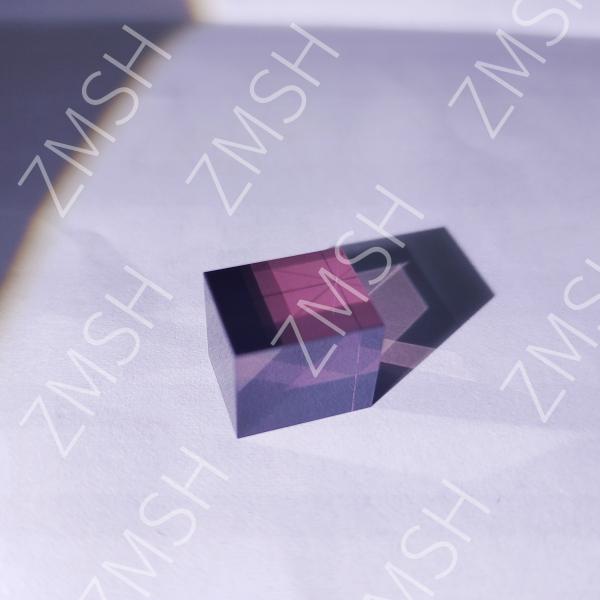 Cultivo artificial cor dopada safira AL2O3 método personalizado CZ roxo