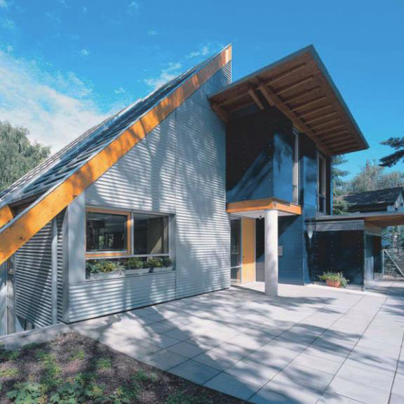 Customized Aluminum Corrugated Metal Ceiling 2mm Thickness Non Perforated