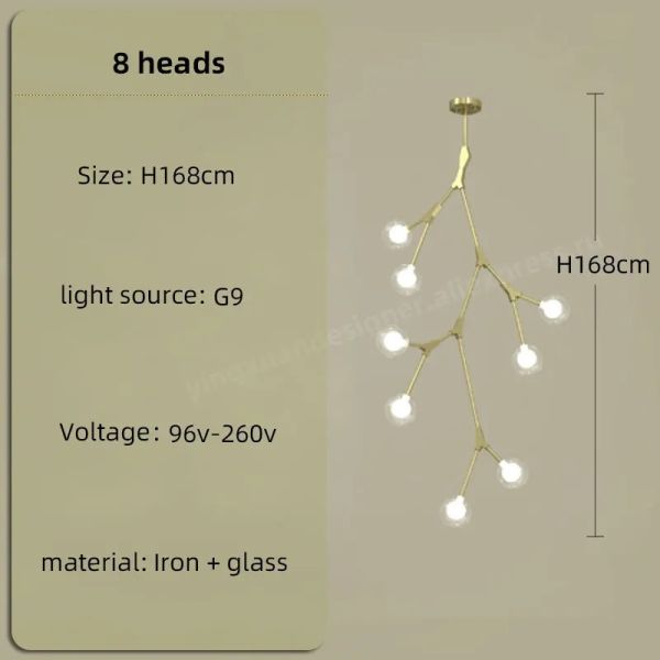 Staircase Hanging Lamps Attic Staircase Lighting Glass Pendant Light (WH-NC-150)