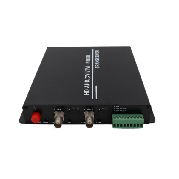 2ch Fiber Optic Video Converter HDTVI BNC Port 1310nm 20km transmission