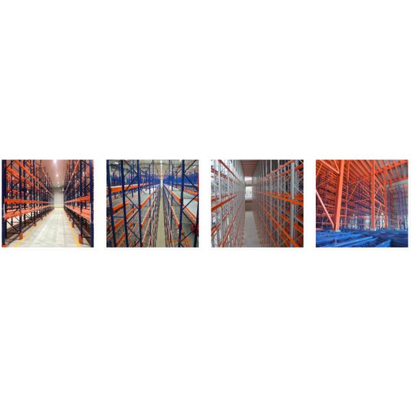 Powder Coated Heavy Duty Industrial Storage Racks , Warehouse Storage Rack Systems