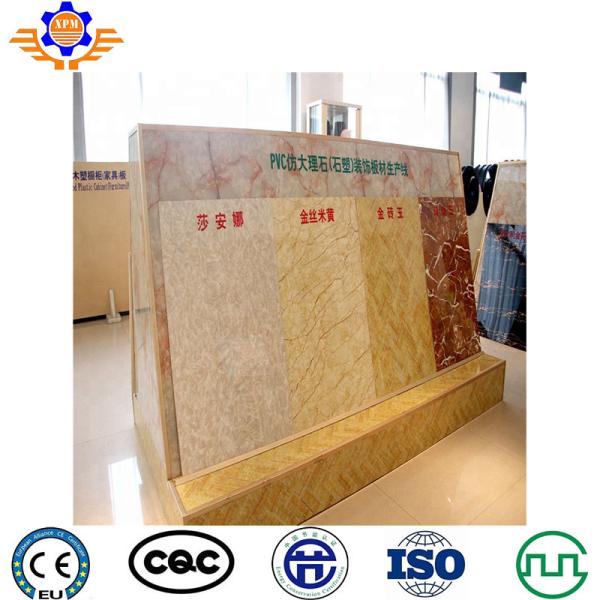 800 To 8500pcs/24h Artificial Stone Production Line Twin Screw Pvc Profile Stone Board Sheet Extrusion Line