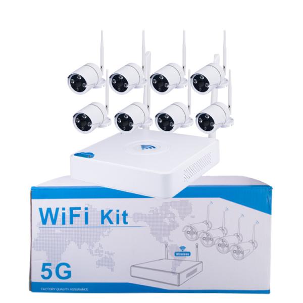Wireless Security CCTV Surveillance Camera Systems 5MP WiFi NVR