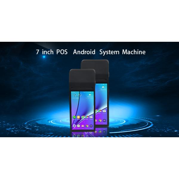 RAM 1 GB Dispositivo POS portátil com tela IPS HP de 7 polegadas e impressora térmica