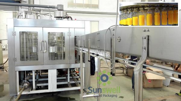 máquina de enchimento de Monoblock da máquina/do engarrafamento de enchimento do chá do suco da bebida 500ml