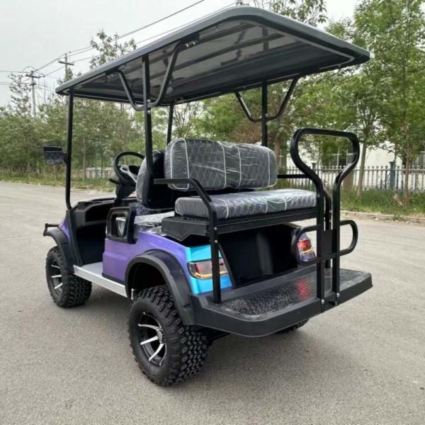 Novo carro de golfe elétrico de 4 lugares rodas de alumínio Clube avançado preço barato