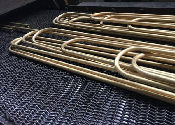 ASTM B111 C44300 Brass Seamless U Tube heat transfer tube U bend