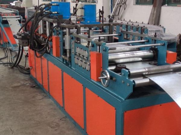 100*100 Min 1000*1200 Max 5 Tons Passive decoiler Fire Damper Roll Forming Machine PLC Control