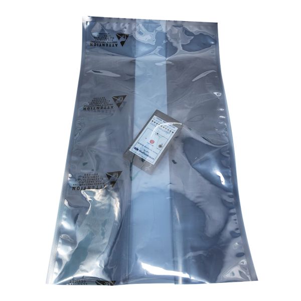 Silver Visible Anti Static Bag Shielded Organ Bag Good Anti Static Resistance Value