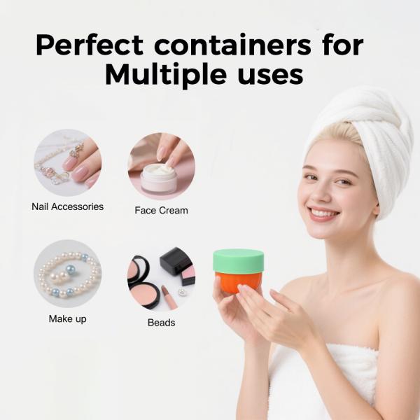 PP Plastic Cosmetic Cream Jar 50g with Screw Cap
