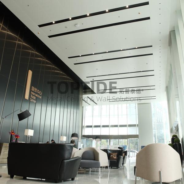Expanded Commercial Decorative Metal Aluminum Sound Absorbing Ceiling Panels