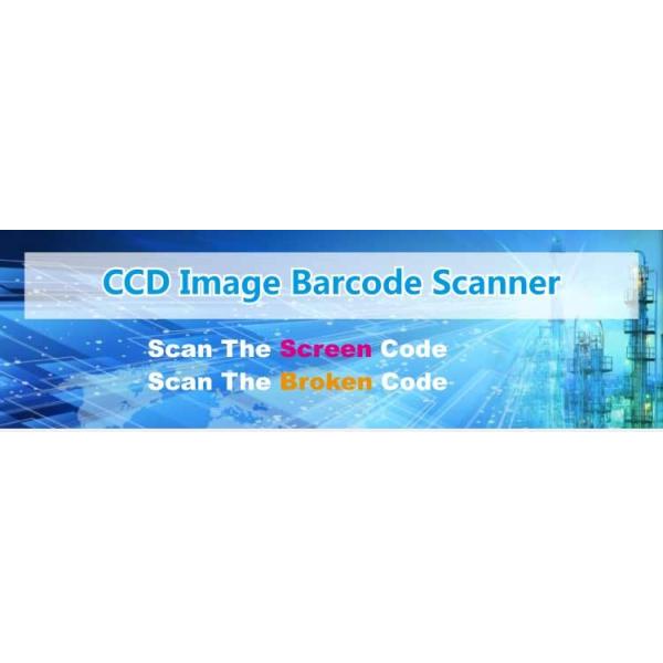 Escaneador de código de barras Android de digitalização rápida com leitor de código de barras de imagem CCD de alta resolução