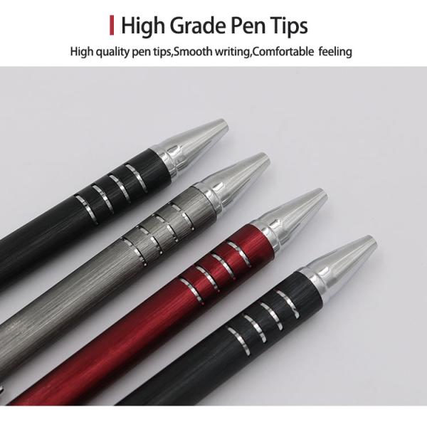 Classic Metal Ballpoint Pen Aluminum Promotion Logo Press Ball Pen