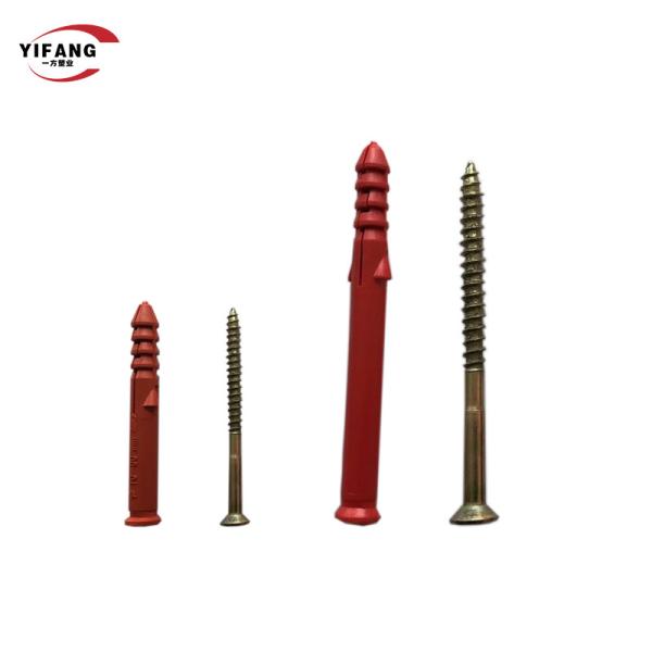 6*30 Plastic PE Expansion Wall Anchor Plug / Anchor Bolt Fasteners