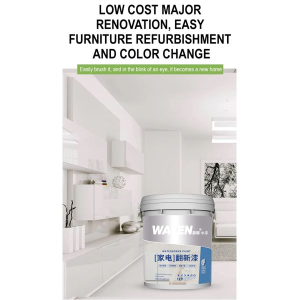 High-grade Adhesion Water-based Paint for Home Appliance Renovation with Excellent Water Resistance and 36 Months Quality Guarantee