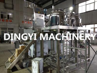Tilting Hydraulic Lift  Cosmetic Cream Mixers High Shear Speed 1200-3500rpm