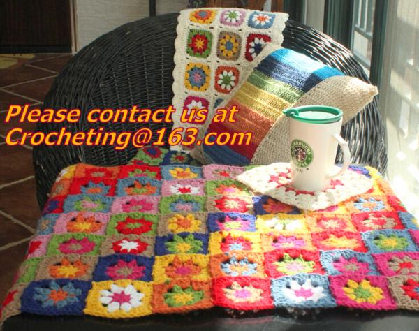 Handmade Crochet Blankets Towel Blanket Crochet Blanket American Style Plaid Table Cloth