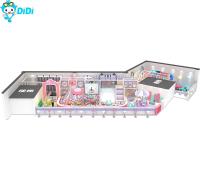 Macaron Theme Kids Soft Indoor Playground Equipment Safety Standard