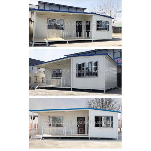 Sala de estar prefabricada rápida de AND1 del dormitorio de la casa 2 del panel de bocadillo de la instalación con el retrete