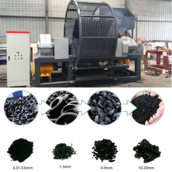 Customizable Waste Rubber Hoses Rubber Product Making Processing Shredder