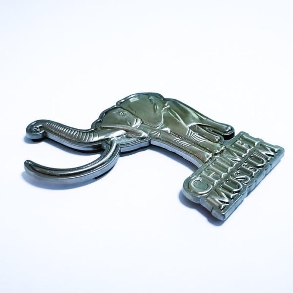 Metal Custom Fridge Magnets Brushed Polishing Decorative Refrigerator Magnets