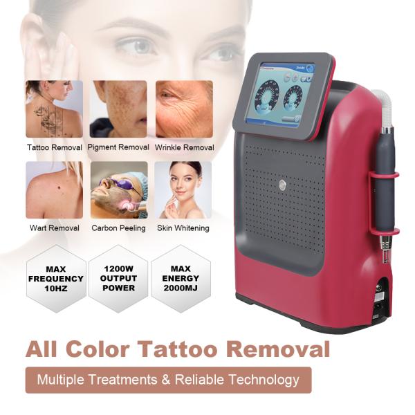 AS60 Best Selling 1064nm 532nm 755nm1320nm Q Switched Nd Yag Laser Tattoo Removal Skin Whitening Machine