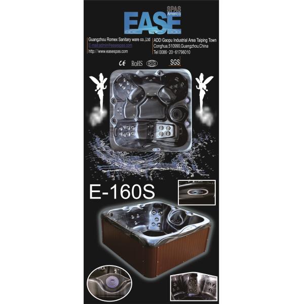 Out Door Acrylic Massage Air Jets Whirlpool Hot Tubs With Underwater Led Light