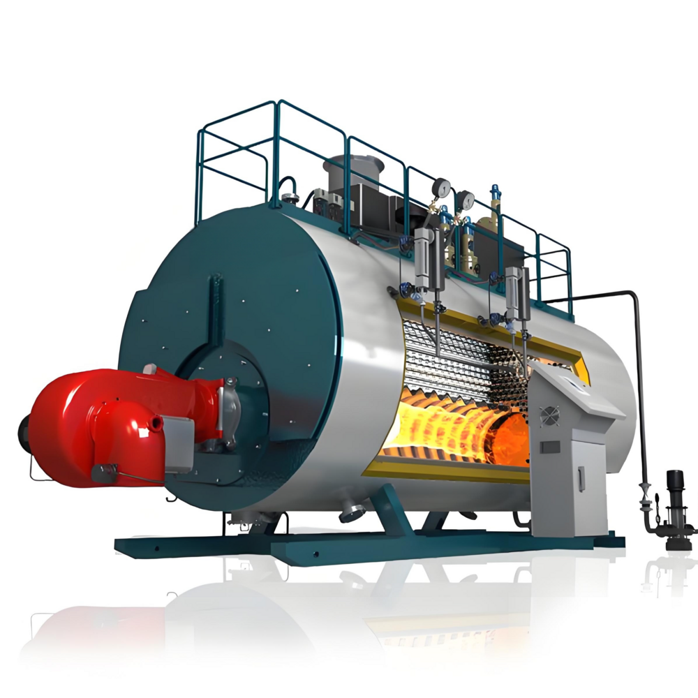 1T-20T Oil Gas Steam Boiler Fire Tube Industrial Steam Boiler