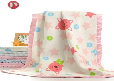 Swaddle Warm Baby Blanket Printed Bamboo Cotton Azo Free No Fluorescer