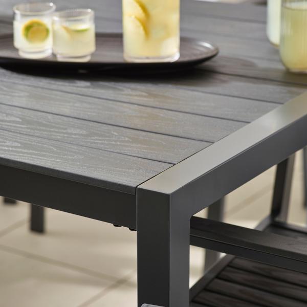 Villa Patio Dining Set AJUNION 8 Seat Outdoor Table and Chairs with Aluminum Frame