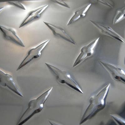 3003 H14 Aluminium Chequer Plate Sheet 5mm Aluminum Diamond Plate Sheets 4x8
